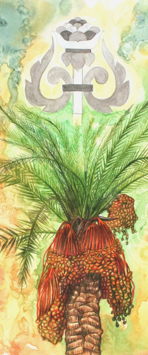 Sacred plants: Date palm. by Griselle Morales Padrón