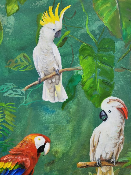 Birds In The Jungle