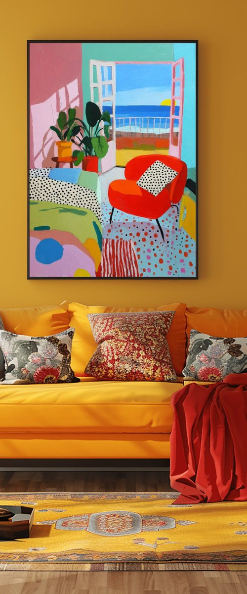 Contemporary Bedroom Scene by Sasha Robinson
