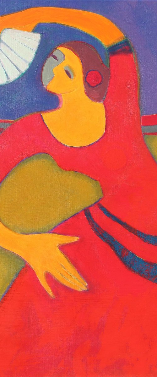 Fan Dance. by Tatjana Auschew