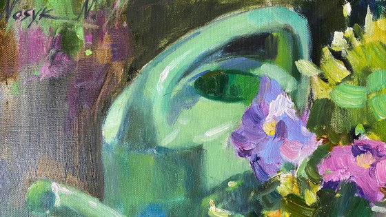 In the garden
