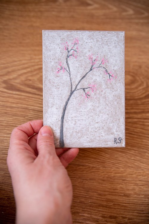 Sakura branch by Rimma Savina