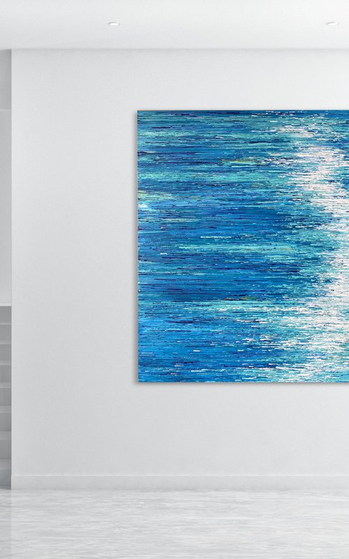 Blue Ocean - Light Across The Waters by Annette Spinks
