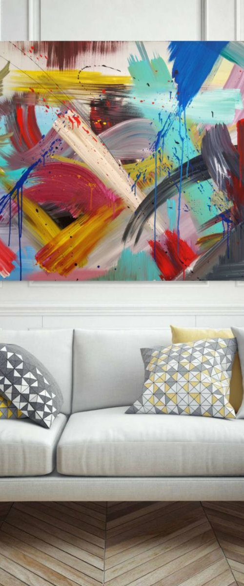 Cheers         150x100cm by Eleni Denart