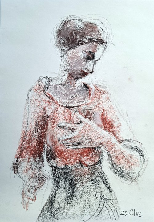 Dancer by Liudmyla Chemodanova
