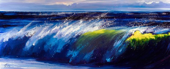Ocean Wave Beach painting