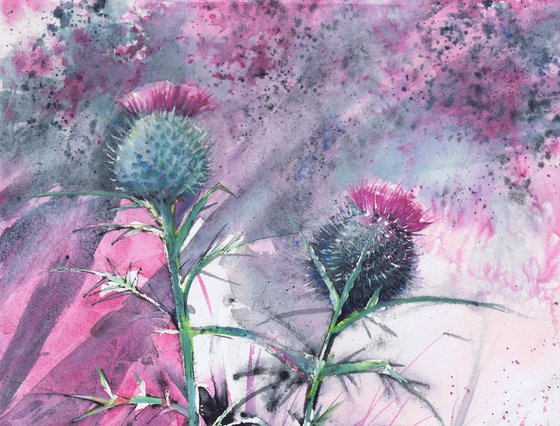 Inky Thistles