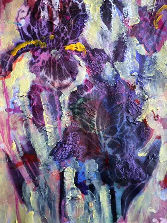 Fantasy with Flowers 339: paper 59x42cm