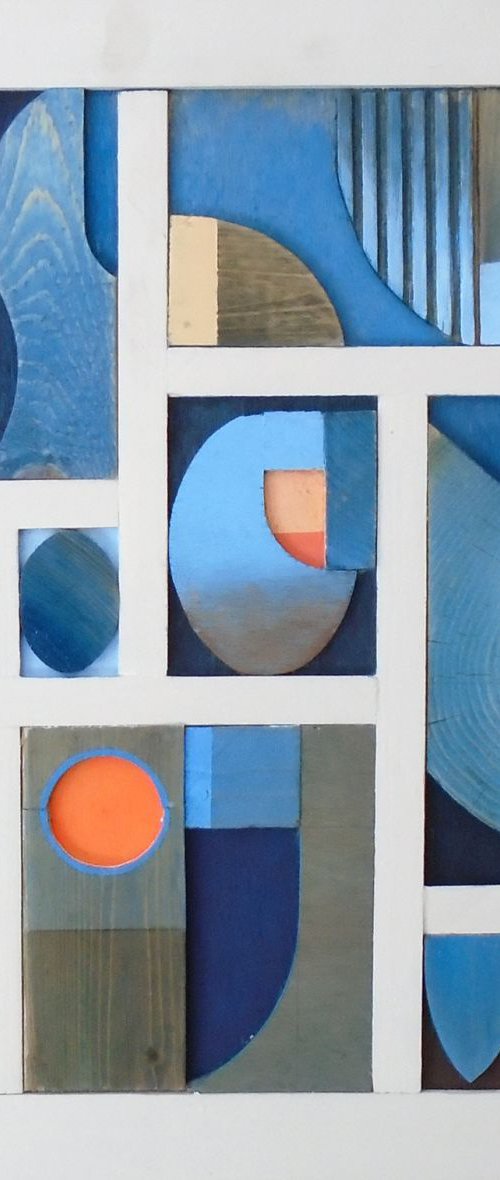 Modular Music (relief construction) by Liam Hennessy