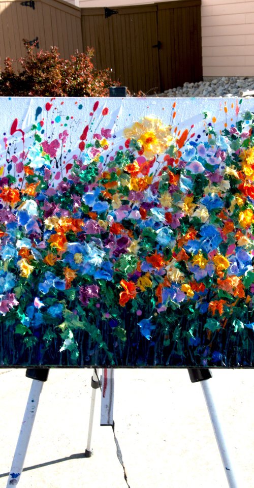 Lush Meadow – Commission by Lena Owens at OLena Art
