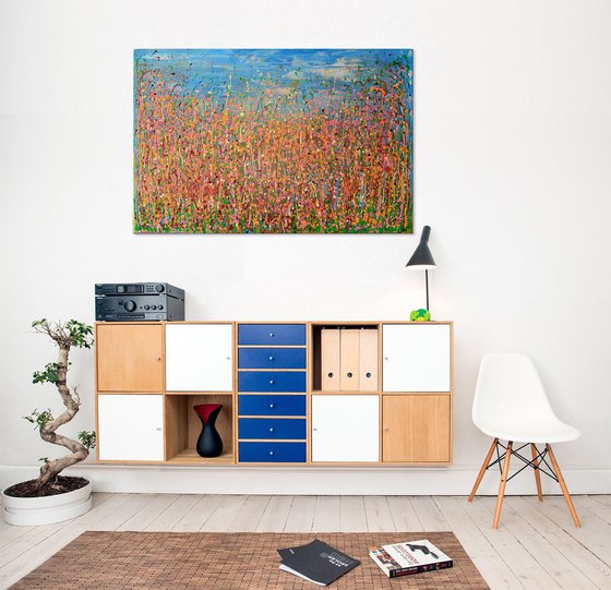 Abstract Floral  landscape - Modern  Home-Decor 91/61