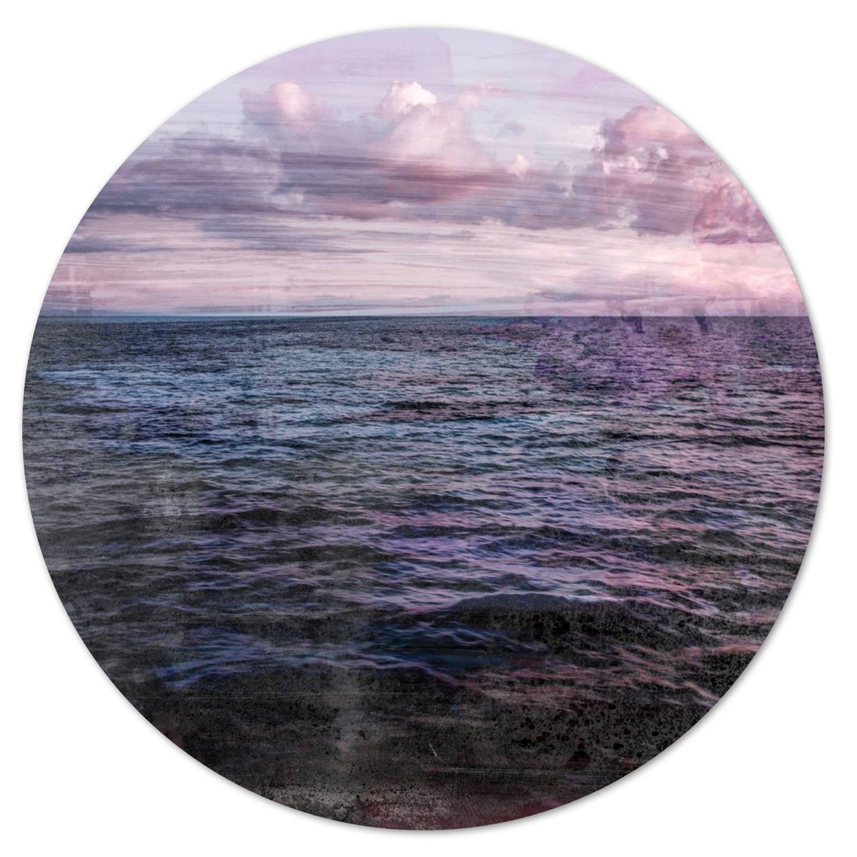 Abstract Landscape Photograph By Sven Pfrommer, 39 X 39", La Mer - Circular Ix, Original Artwork