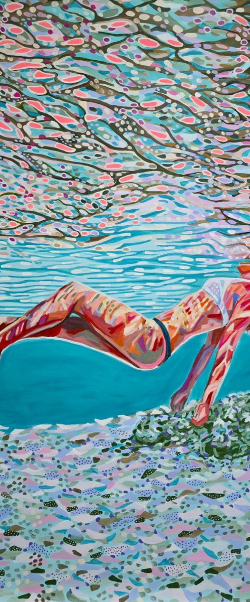 Underwater Turquoise XXL by Alexandra Djokic