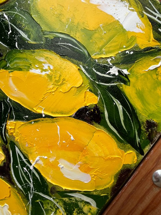 Lemons Painting