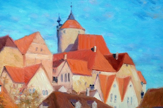 Besigheim at sunset