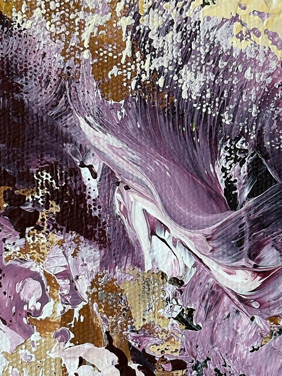 Golden Ochre in Lavender Mist