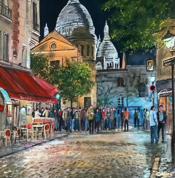 Montmartre in Paris, France