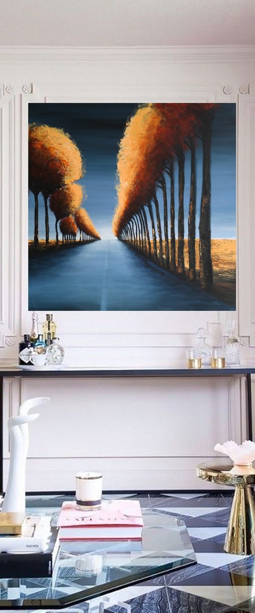 Way to unknown III - Fields and Colors Series by Danijela Dan