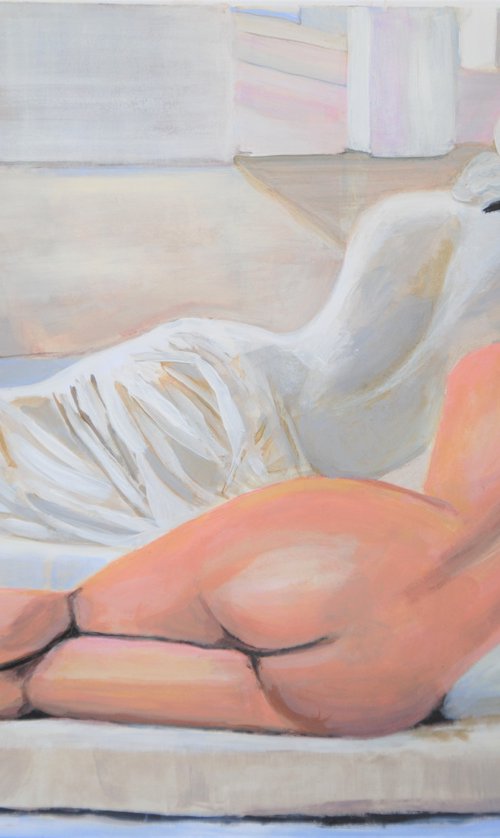 Nude  / 59 x 40.7 cm by Alexandra Djokic