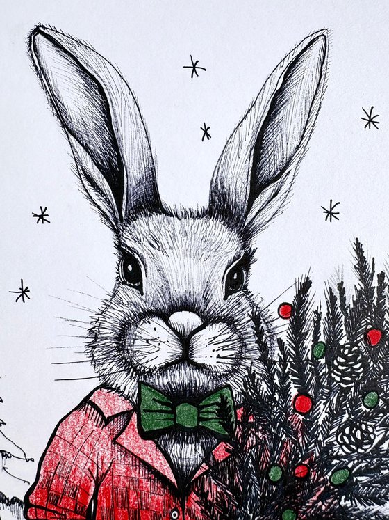 CHRISTMAS GENTLEMAN BUNNY
