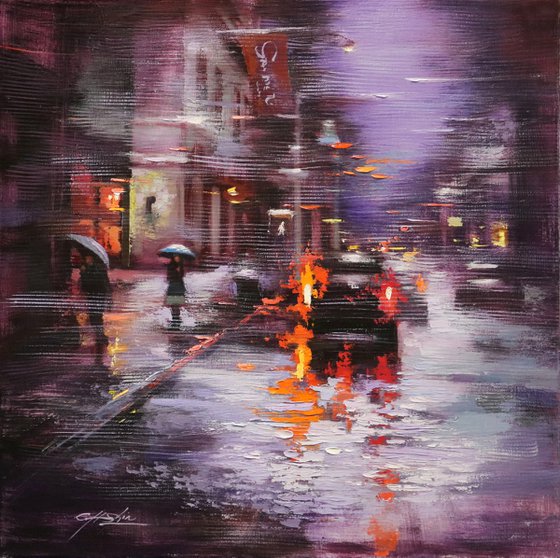 Winter Evening in Soho