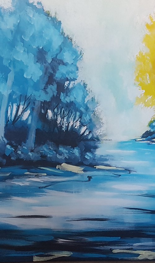 N014 Landscape 100x70cm by Lukasz Lepik