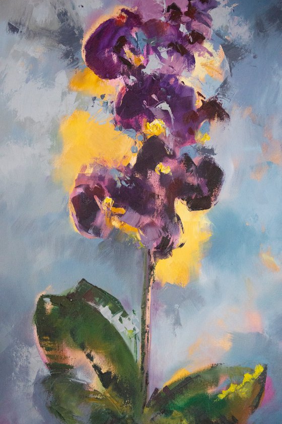 Orchids Oil Painting