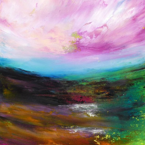Pink Moorland Sky