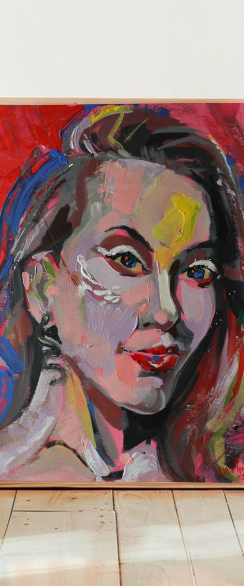 Scarlet shimmer by Iryna Tymkul