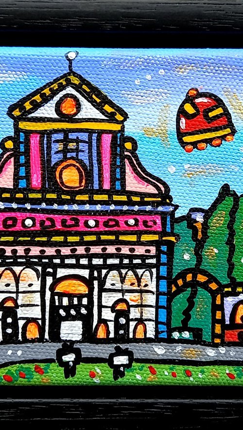 Vibrant Santa Maria Novella Florence by Maria Luisa  Azzini