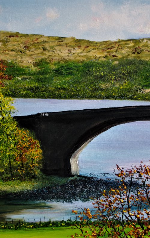 Inveraray Bridge  61cm x 92cm by Hazel Thomson