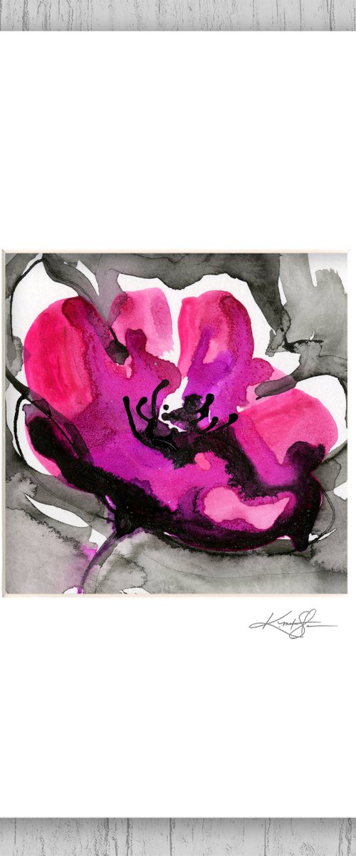 Organic Impressions 2019-19 - Flower Painting by Kathy Morton Stanion by Kathy Morton Stanion