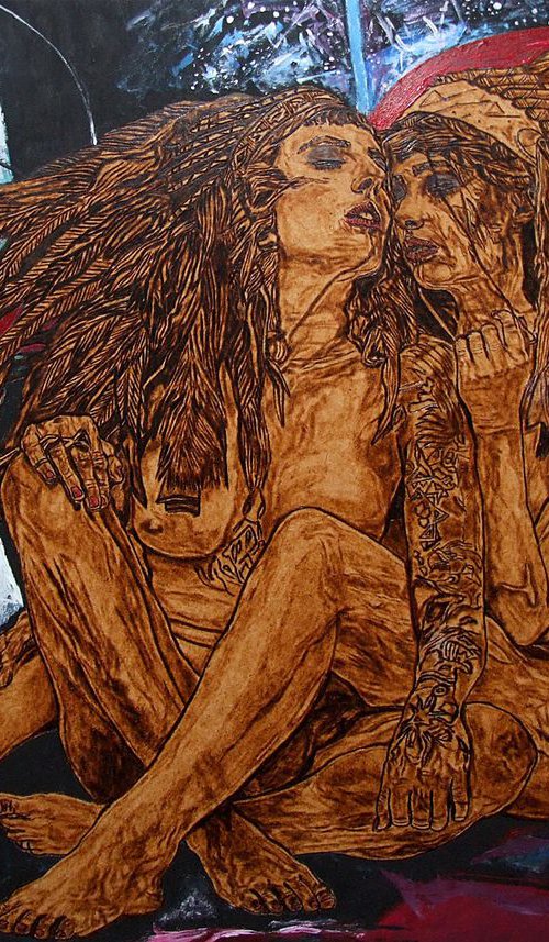Spirit of the night by MILIS Pyrography