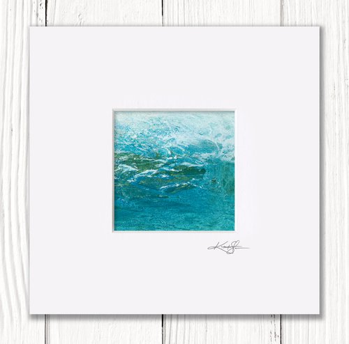 Nature's Music 79 - Textural Ocean Painting by Kathy Morton Stanion by Kathy Morton Stanion