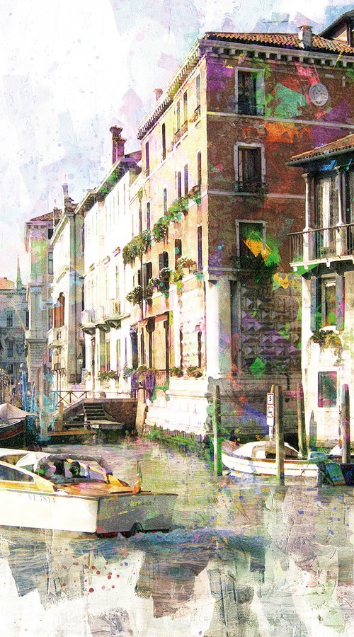 Apuntes de Venecia II/XL large original artwork by Javier Diaz