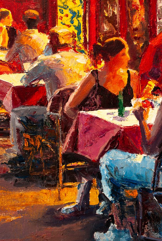 "Evening cafe"