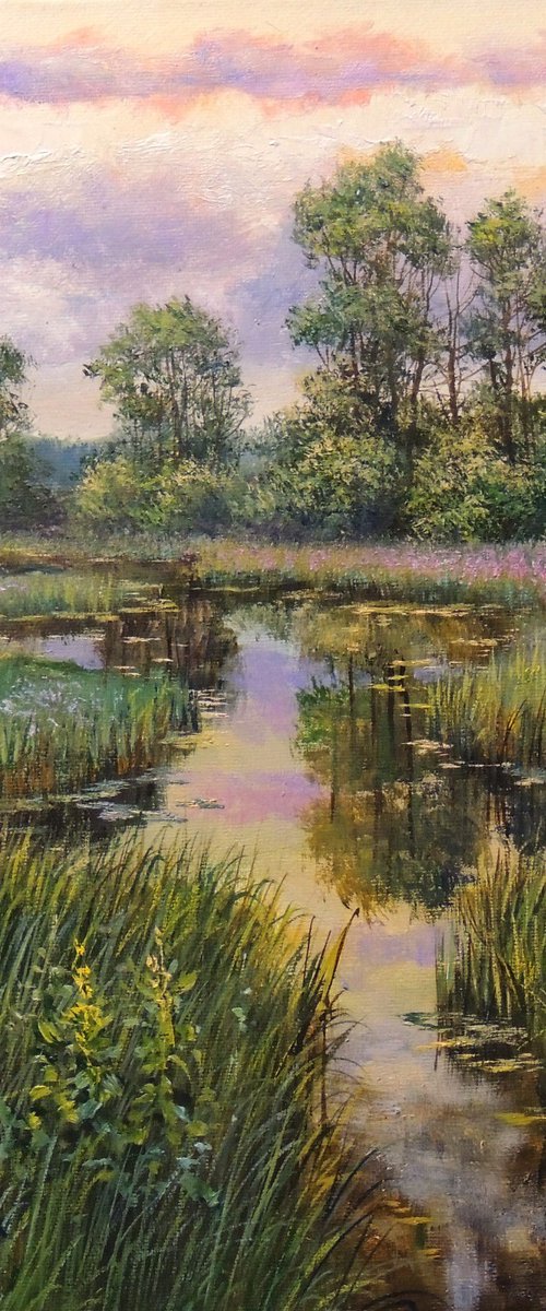 Purple Summer by Olga Riabchuk