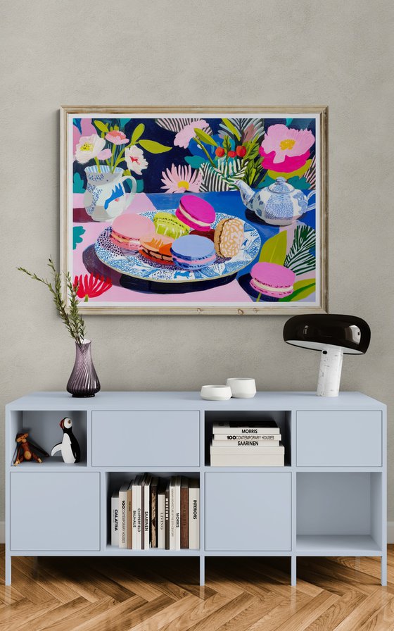 Macaroon Garden Tea