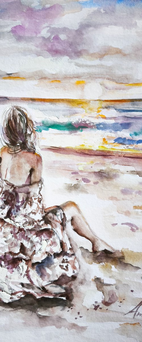Sunset Reverie art by Annet Loginova