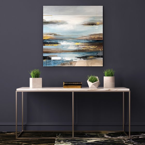 Teal Reflections of Daybreak