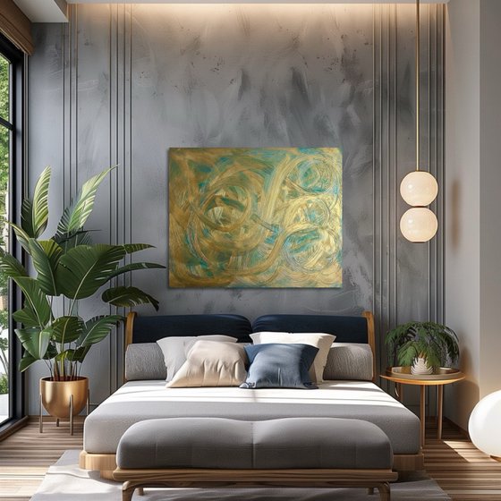 Gold Leaf 100x80x2