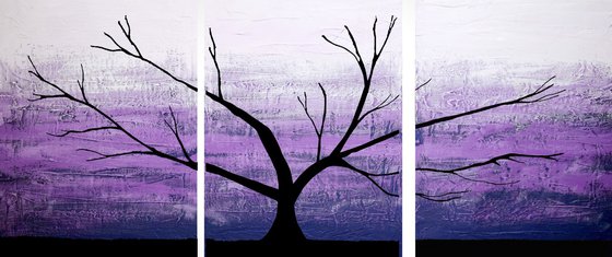 tree of life in purple violet