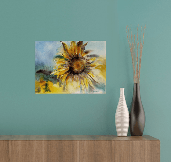 Sunflower portrait