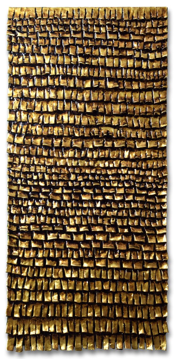 Gold Bark | Dimensional Wall Art