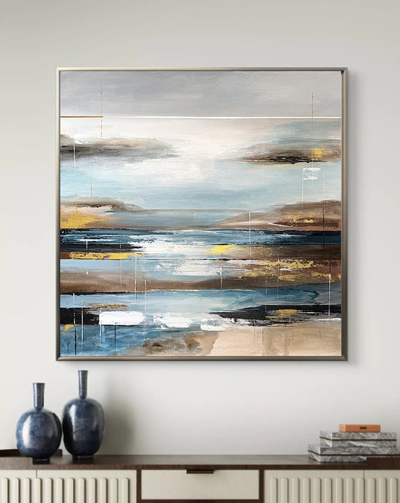 Teal Reflections of Daybreak