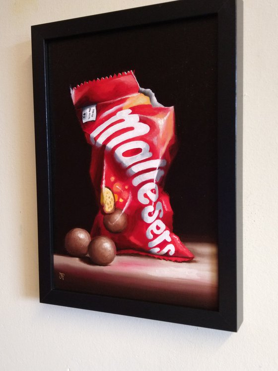 Maltesers chocolate still life