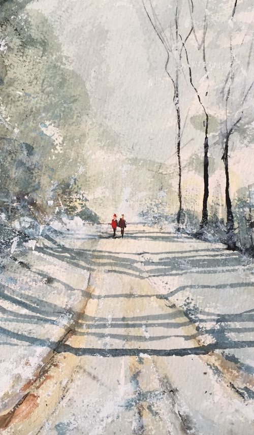 Winter scene by Tihomir Cirkvencic