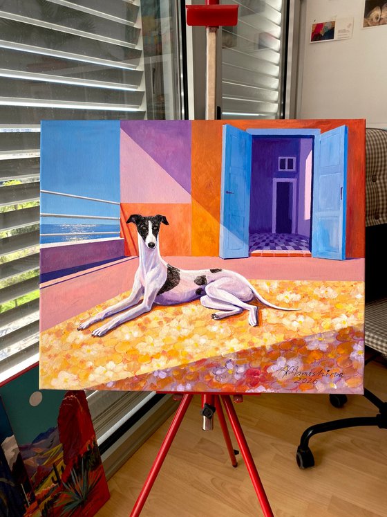 Keeper of the Light. Spanish Greyhound