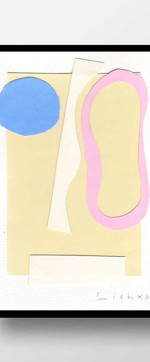 Untitled 21*15 cm / 8,26*5,90 inch / Collage by V. Lishko