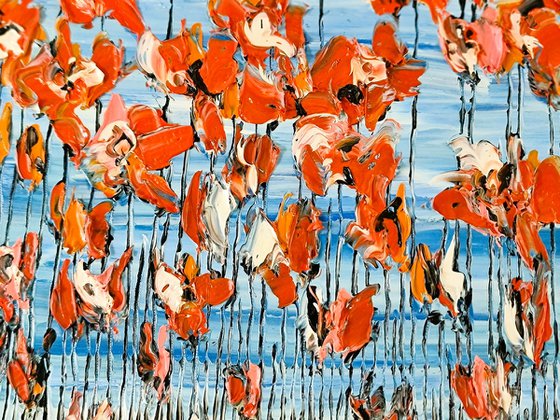 Poppies On Blue Sky 4